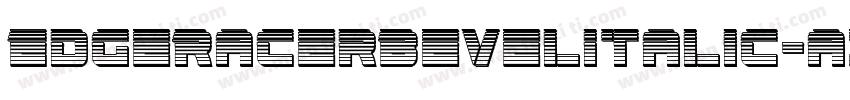 EdgeRacerBevelItalic-azXK字体转换
