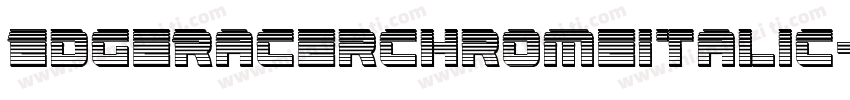 EdgeRacerChromeItalic-pzAd字体转换