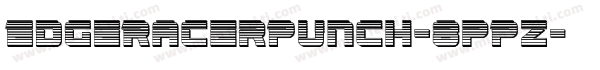 EdgeRacerPunch-8pPz字体转换