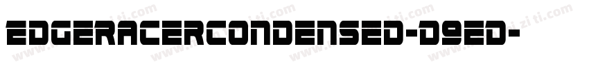 EdgeRacerCondensed-D9eD字体转换