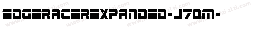 EdgeRacerExpanded-J7qm字体转换