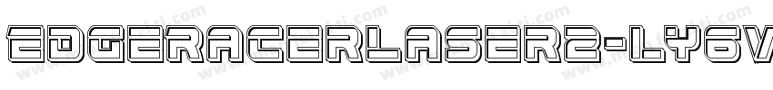 EdgeRacerLaser2-ly6V字体转换