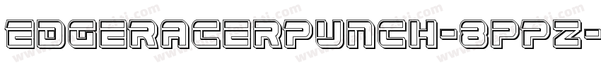 EdgeRacerPunch-8pPz字体转换