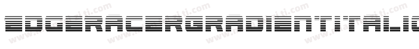 EdgeRacerGradientItalic-zzwX字体转换