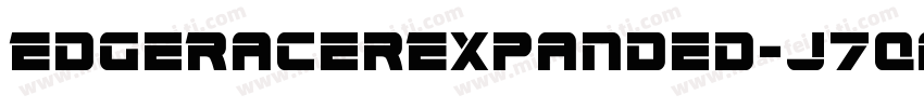 EdgeRacerExpanded-J7qm字体转换