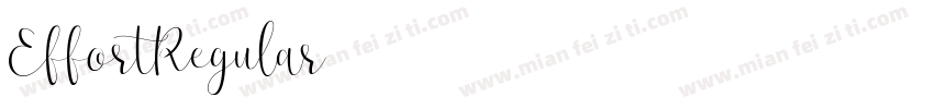 EffortRegular字体转换