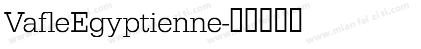 VafleEgyptienne字体转换