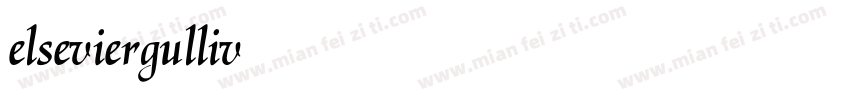 elseviergulliver字体转换