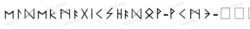 ElderMagicShadow-wKM3字体转换