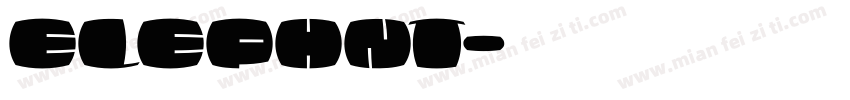 ELEPHNT字体转换