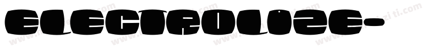 Electrolize字体转换