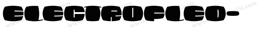 electrofled字体转换