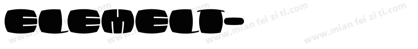 elemelt字体转换