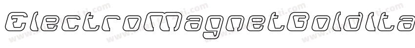 ElectroMagnetBoldItalic-AzV7字体转换