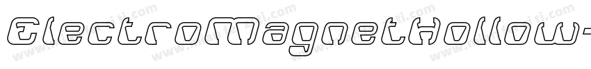 ElectroMagnetHollow-V1Xw字体转换