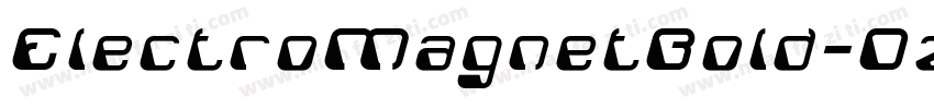 ElectroMagnetBold-Dzl1字体转换