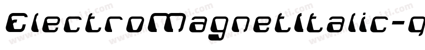 ElectroMagnetItalic-qVrV字体转换
