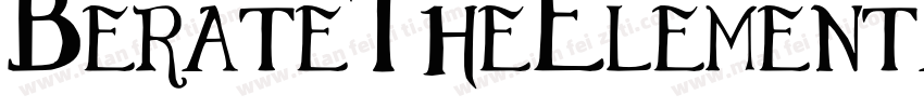 BerateTheElementaryRegular-RxPW字体转换