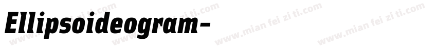 Ellipsoideogram字体转换