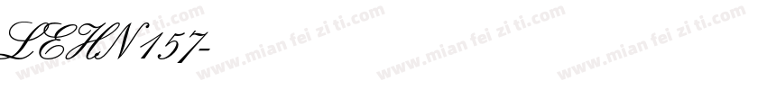 LEHN157字体转换