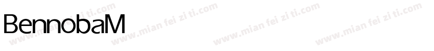 BennobaMedium字体转换