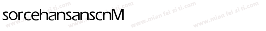 sorcehansanscnMedium字体转换