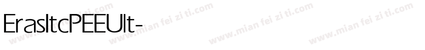 ErasItcPEEUlt字体转换
