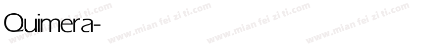 Quimera字体转换