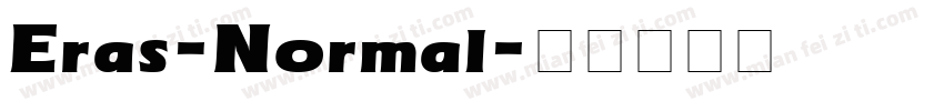Eras-Normal字体转换