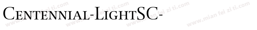 Centennial-LightSC字体转换