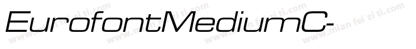 EurofontMediumC字体转换