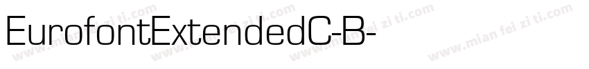 EurofontExtendedC-B字体转换