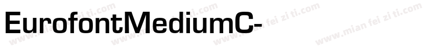 EurofontMediumC字体转换