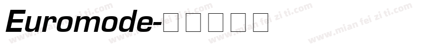 Euromode字体转换