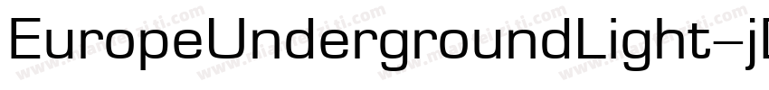 EuropeUndergroundLight-jDy0字体转换