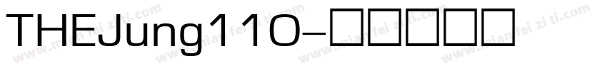 THEJung110字体转换