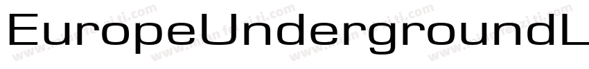 EuropeUndergroundLight-jDy0字体转换