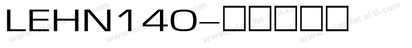 LEHN140字体转换