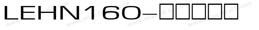 LEHN160字体转换