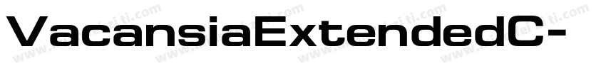 VacansiaExtendedC字体转换