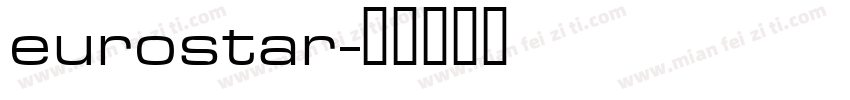 eurostar字体转换