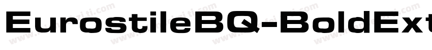 EurostileBQ-BoldExtended字体转换