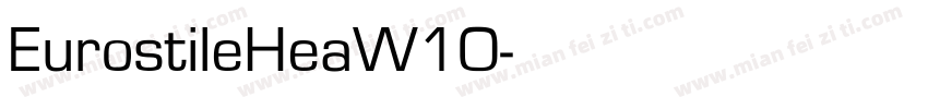 EurostileHeaW10字体转换
