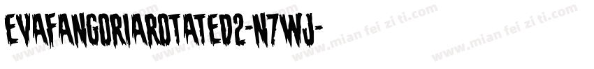 EvaFangoriaRotated2-n7wJ字体转换