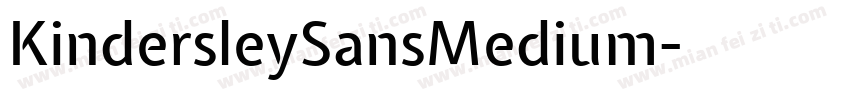 KindersleySansMedium字体转换