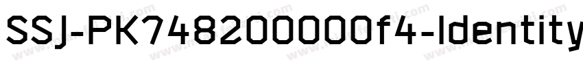 SSJ-PK748200000f4-Identity-H字体转换