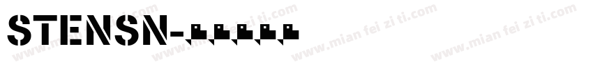 STENSN字体转换