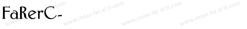 FaRerC字体转换