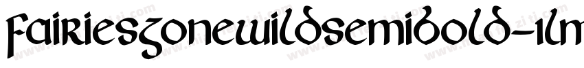 FairiesGoneWildSemiBold-1LMM字体转换