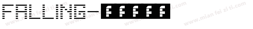 falling字体转换